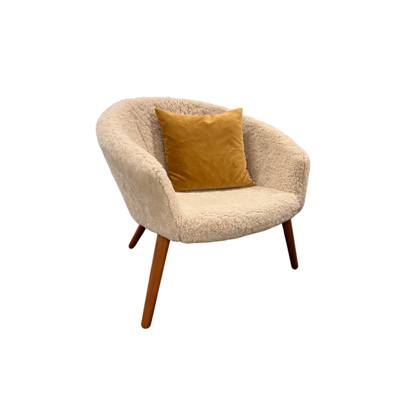 Udstillingsmodel, Ditzel lounge chair sheepskin