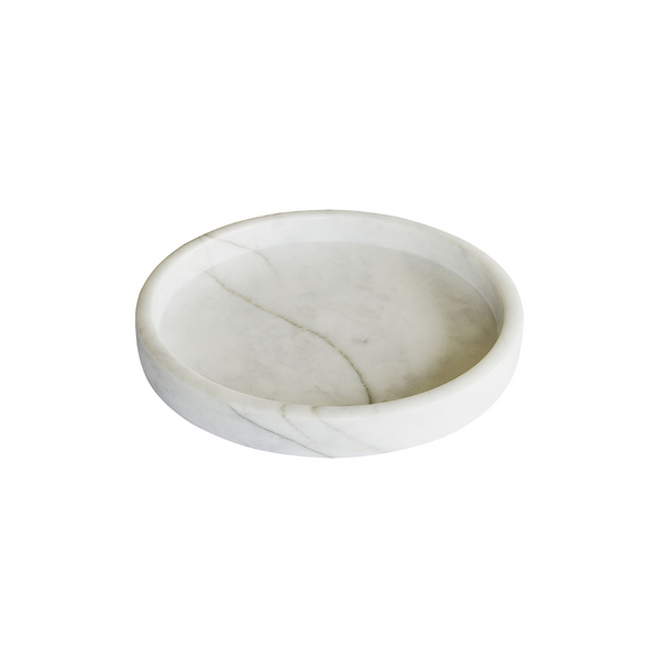 Moud Home MARBI marmor bakke – hvid – Ø22 cm