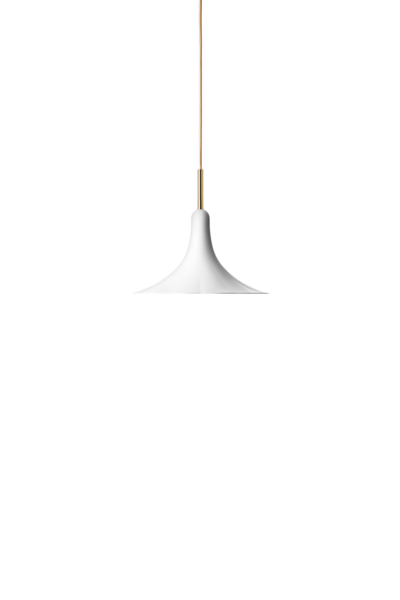 Nuura petalii 1, white/polished brass